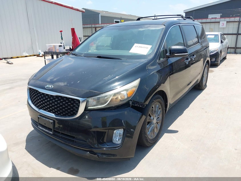 2016 Kia SEDONA VIN KNDMC5C18G6146972 IAAI salvage auction — SIDE, Salvage (Texas), sold $1,750 on 2026-07-21 (photo 2)