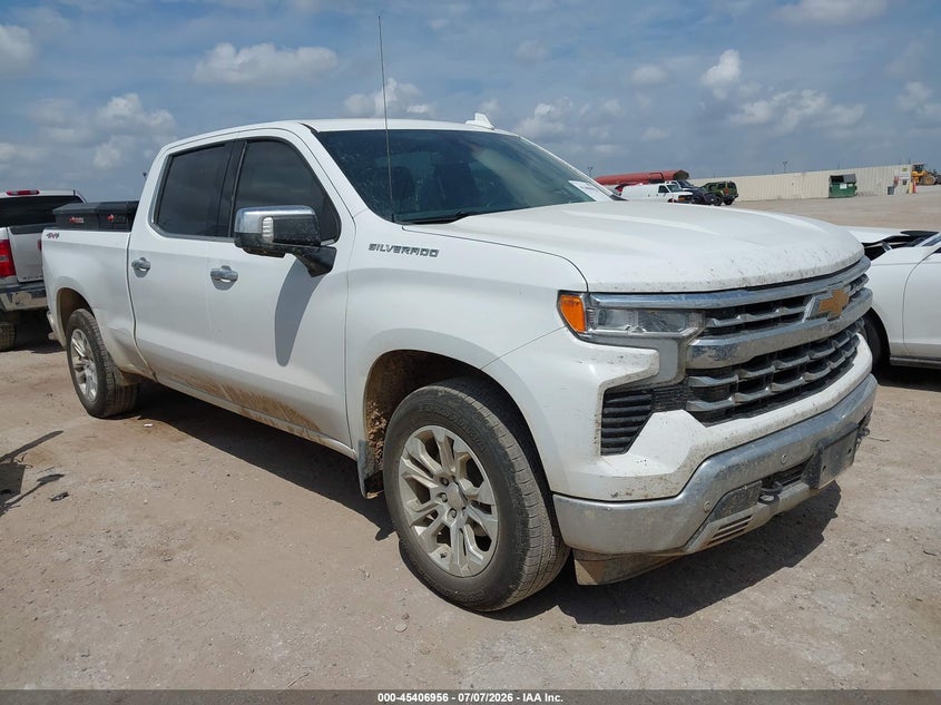 2023 Chevrolet Silverado 1500 VIN 3GCUDGED7PG318245 IAAI salvage auction — REAR END, Enterprise Vehicles Clear Only (Texas), sold $7,600 on 2026-07-10 (photo 1)