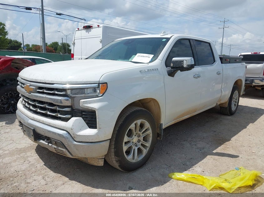 2023 Chevrolet Silverado 1500 VIN 3GCUDGED7PG318245 IAAI salvage auction — REAR END, Enterprise Vehicles Clear Only (Texas), sold $7,600 on 2026-07-10 (photo 2)