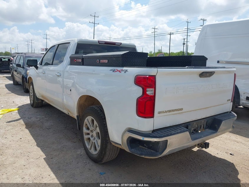 2023 Chevrolet Silverado 1500 VIN 3GCUDGED7PG318245 IAAI salvage auction — REAR END, Enterprise Vehicles Clear Only (Texas), sold $7,600 on 2026-07-10 (photo 3)
