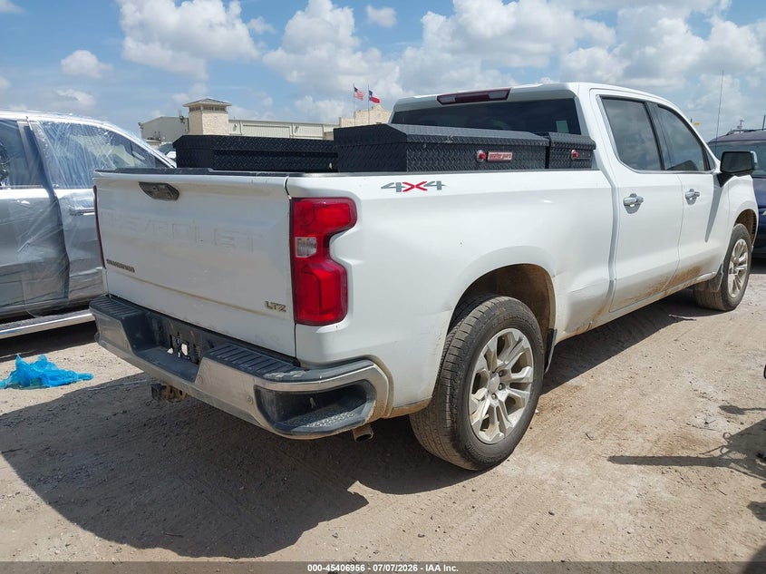 2023 Chevrolet Silverado 1500 VIN 3GCUDGED7PG318245 IAAI salvage auction — REAR END, Enterprise Vehicles Clear Only (Texas), sold $7,600 on 2026-07-10 (photo 4)