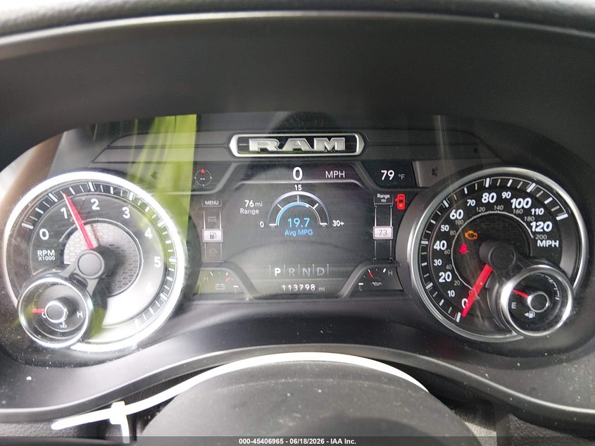 2019 Ram 1500 VIN 1C6RRFFG3KN889491 IAAI salvage auction — HAIL, Salvage (Ohio), sold $6,400 on 2026-07-26 (photo 7)