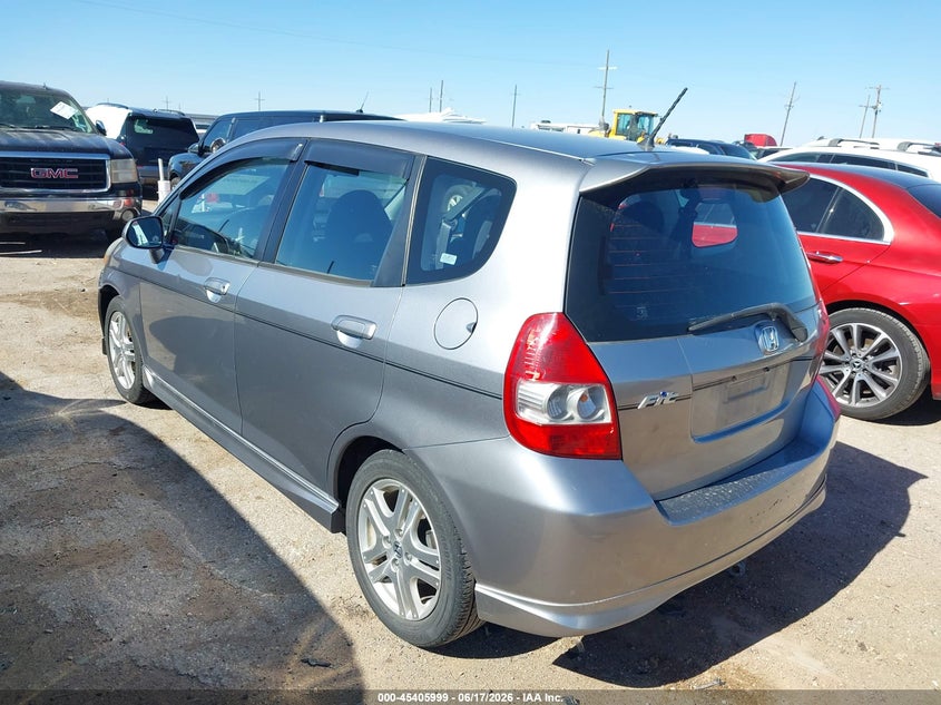 2008 Honda Fit VIN JHMGD38608S063675 IAAI salvage auction — WATER/FLOOD, Salvage (Texas), sold $550 on 2026-07-14 (photo 3)