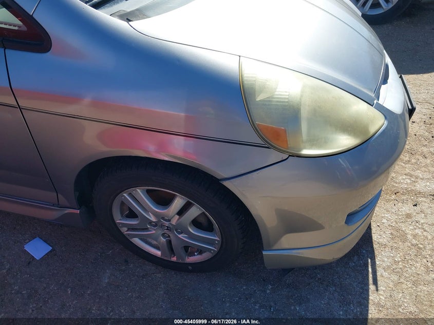 2008 Honda Fit VIN JHMGD38608S063675 IAAI salvage auction — WATER/FLOOD, Salvage (Texas), sold $550 on 2026-07-14 (photo 6)