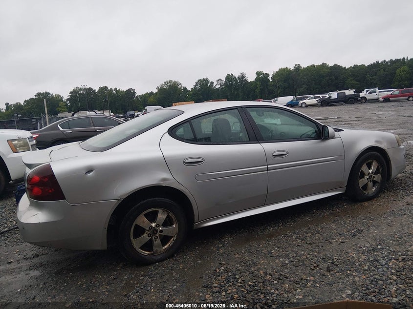 2005 Pontiac Grand prix VIN 2G2WP522651251459 IAAI salvage auction — NORMAL WEAR, Repossession Paperwork (Georgia), sold $25 on 2026-07-27 (photo 4)