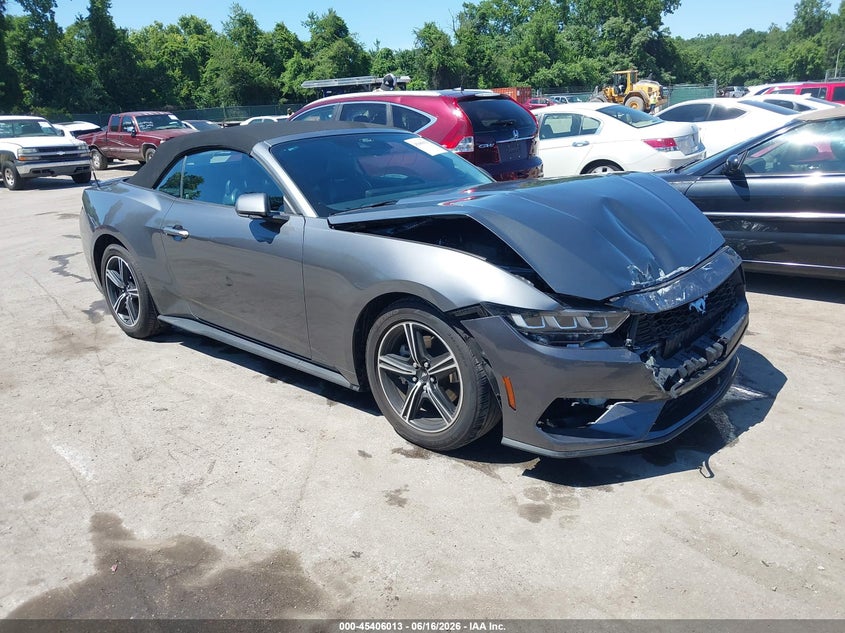 2024 Ford Mustang VIN 1FAGP8UH3R5120308 IAAI salvage auction — FRONT END, Salvage Title, sold $13,100 on 2026-09-10 (photo 1)