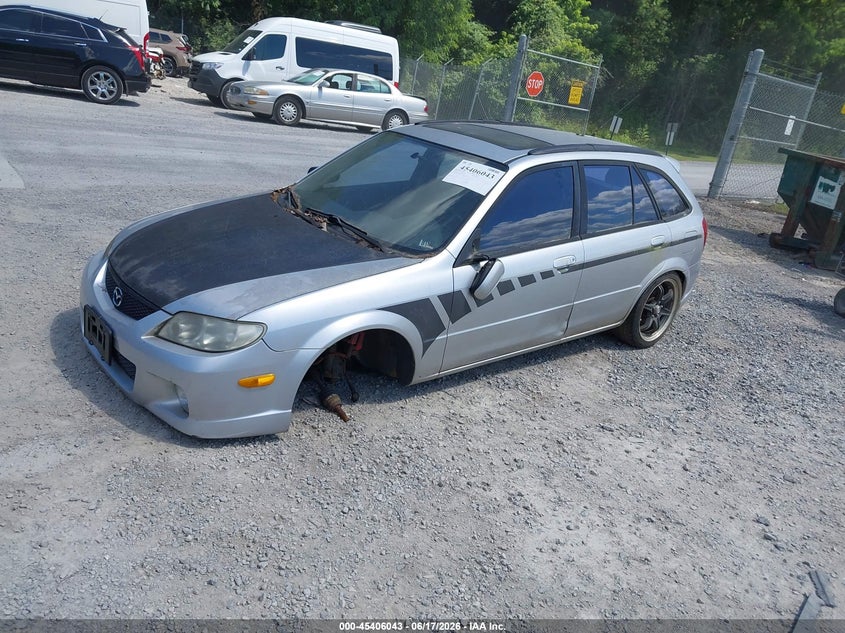 2002 Mazda Protege VIN JM1BJ245621550615 IAAI salvage auction — NORMAL WEAR, Clear (Virginia), sold $350 on 2026-07-07 (photo 2)