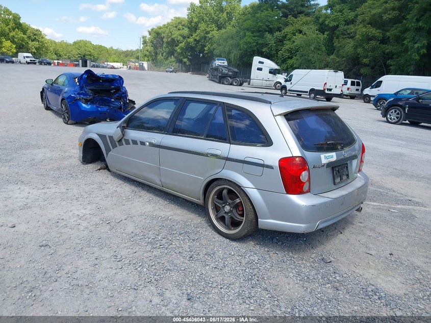 2002 Mazda Protege VIN JM1BJ245621550615 IAAI salvage auction — NORMAL WEAR, Clear (Virginia), sold $350 on 2026-07-07 (photo 3)