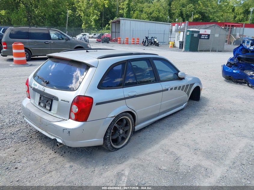 2002 Mazda Protege VIN JM1BJ245621550615 IAAI salvage auction — NORMAL WEAR, Clear (Virginia), sold $350 on 2026-07-07 (photo 4)