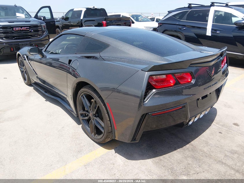 2017 Chevrolet Corvette VIN 1G1YH2D77H5105124 IAAI salvage auction — WATER/FLOOD, Salvage (Texas), sold $26,800 on 2026-07-30 (photo 3)