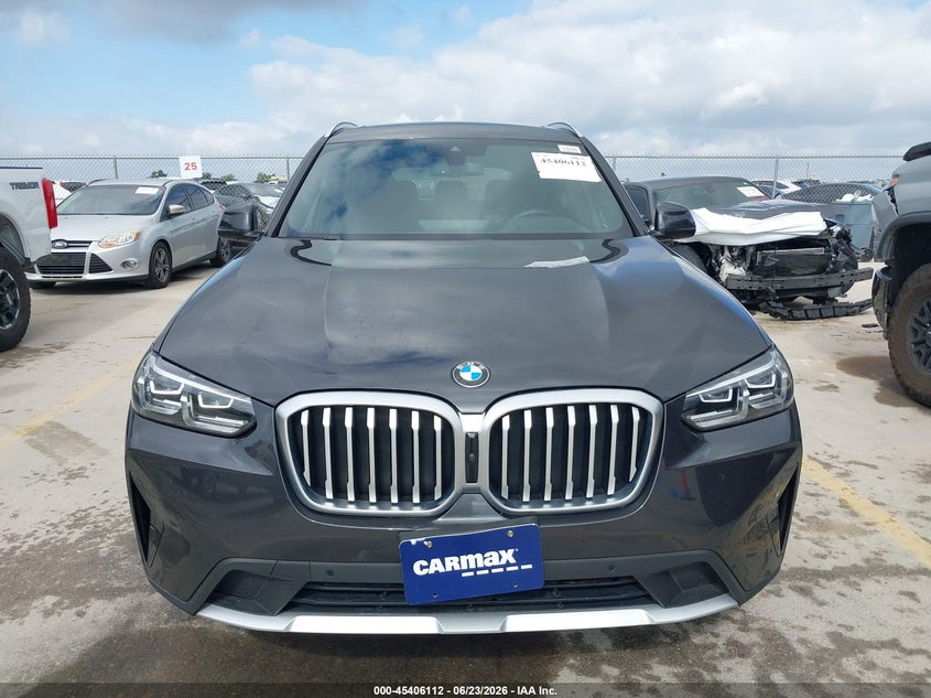 2023 BMW X3 VIN 5UX43DP03P9R74064 IAAI salvage auction — WATER/FLOOD, Salvage (Texas), sold $20,050 on 2026-07-30 (photo 6)