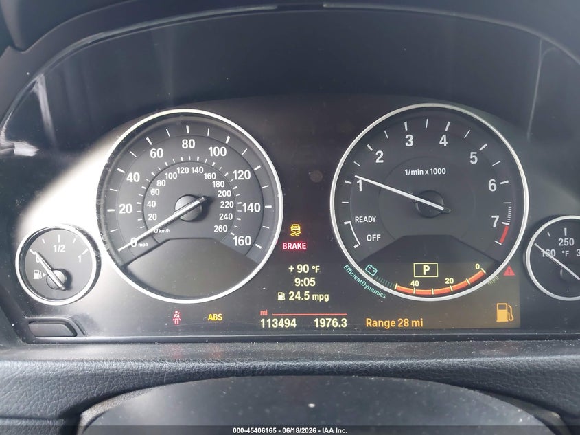 2014 BMW 3er VIN WBA3A5G57ENP29774 IAAI salvage auction — LEFT FRONT, Rebuildable (Florida), sold $875 on 2026-07-30 (photo 7)