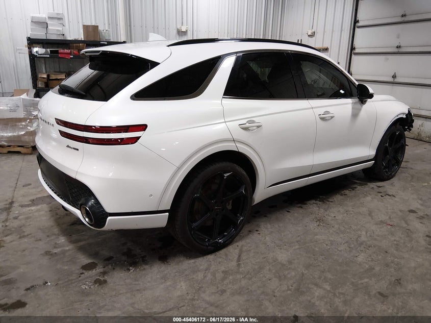 2022 Genesis Gv70 VIN KMUMCDTC0NU037066 IAAI salvage auction — RIGHT FRONT, Salvage (Iowa), sold $11,700 on 2026-07-21 (photo 4)