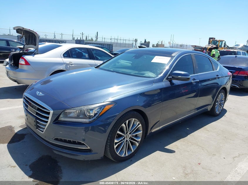 2015 Hyundai Genesis VIN KMHGN4JEXFU096301 IAAI salvage auction — NORMAL WEAR, Clear - Dealer Only (California), sold $2,300 on 2026-07-15 (photo 2)