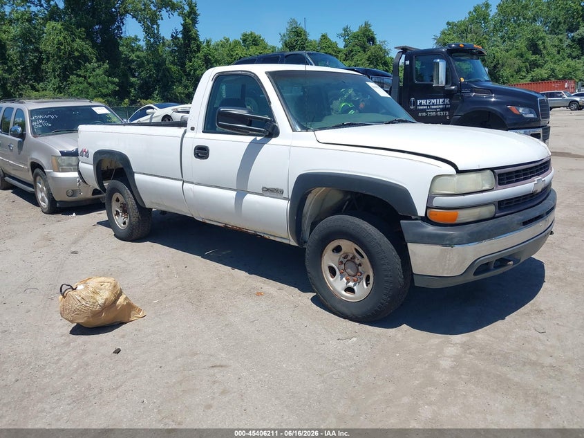 1999 Chevrolet Silverado 2500 VIN 1GCGK24U1XE206345 IAAI salvage auction — NORMAL WEAR, Clear (Maryland), sold $300 on 2026-07-09 (photo 1)
