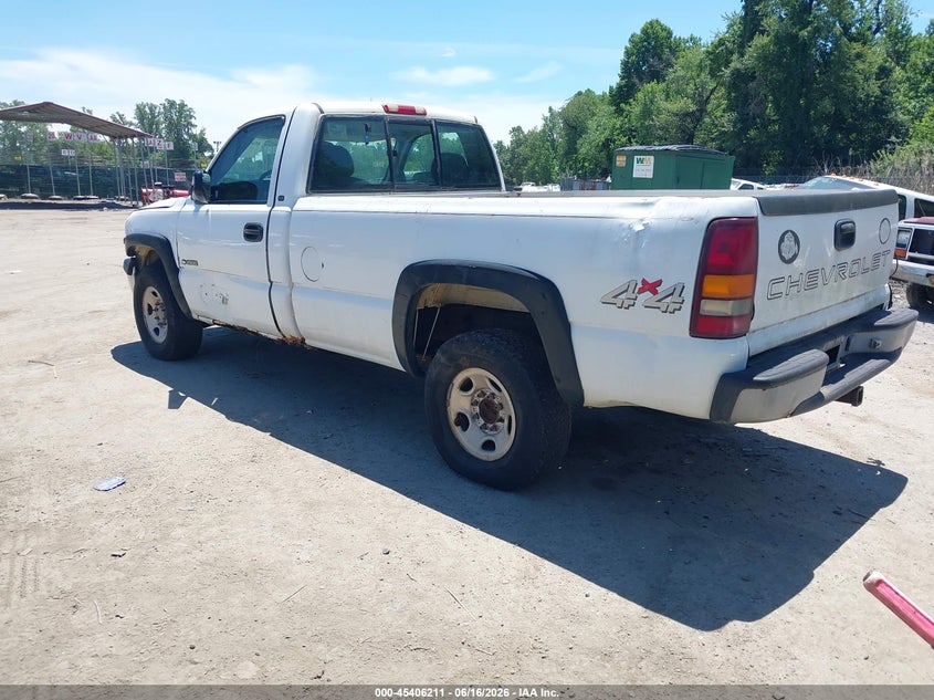 1999 Chevrolet Silverado 2500 VIN 1GCGK24U1XE206345 IAAI salvage auction — NORMAL WEAR, Clear (Maryland), sold $300 on 2026-07-09 (photo 3)