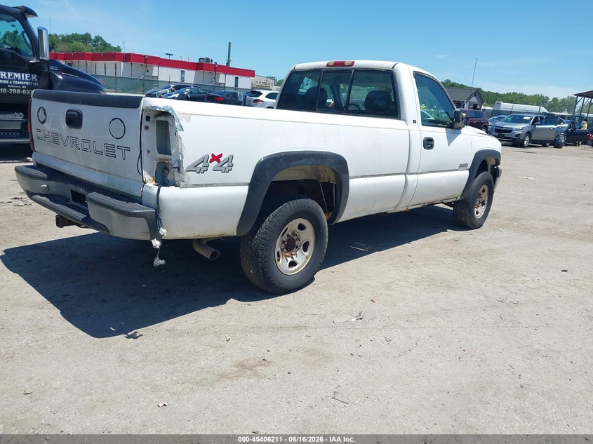 1999 Chevrolet Silverado 2500 VIN 1GCGK24U1XE206345 IAAI salvage auction — NORMAL WEAR, Clear (Maryland), sold $300 on 2026-07-09 (photo 4)
