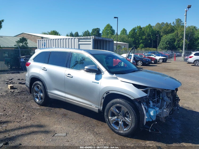 2019 Toyota Highlander VIN 5TDDGRFH3KS075676 IAAI salvage auction — FRONT END, Salvage (Virginia), sold $11,150 on 2026-07-13 (photo 1)