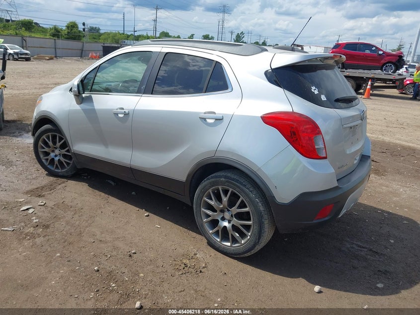 2016 Buick Encore VIN KL4CJ1SM6GB576880 IAAI salvage auction — NORMAL WEAR, Clear (Indiana), sold $475 on 2026-07-18 (photo 3)