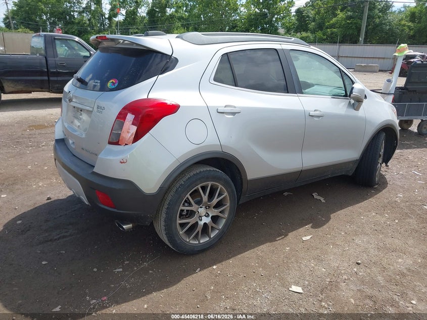 2016 Buick Encore VIN KL4CJ1SM6GB576880 IAAI salvage auction — NORMAL WEAR, Clear (Indiana), sold $475 on 2026-07-18 (photo 4)
