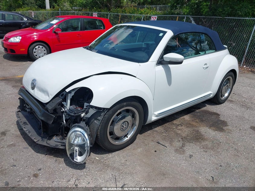2016 Volkswagen Beetle VIN 3VW517AT5GM819109 IAAI salvage auction — FRONT END, Rebuildable (Florida), sold $3,000 on 2026-07-08 (photo 2)