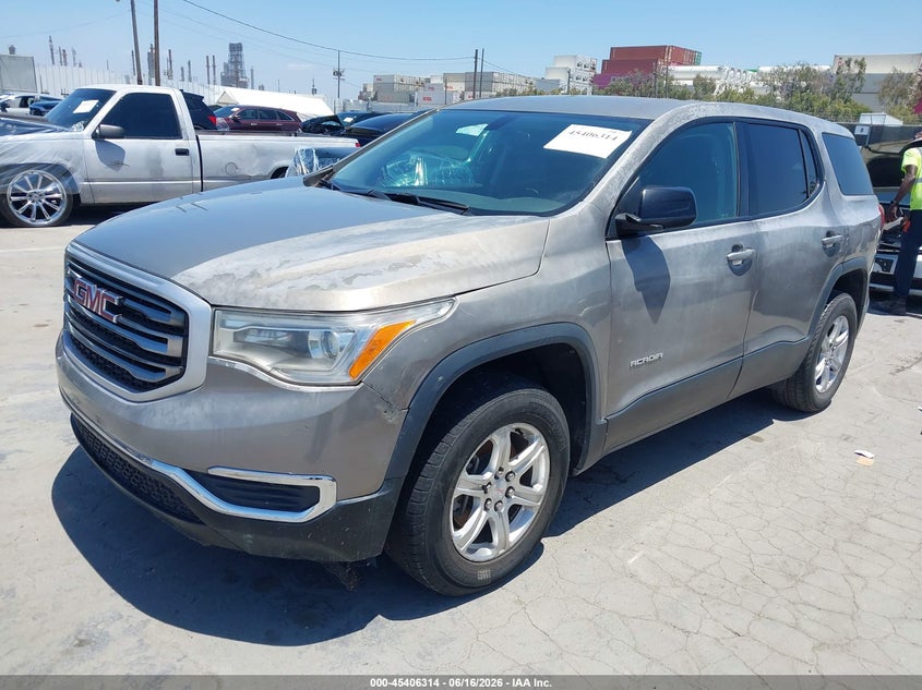 2019 Gmc Acadia VIN 1GKKNKLA5KZ126982 IAAI salvage auction — SIDE, Salvage (California), sold $2,550 on 2026-07-23 (photo 2)