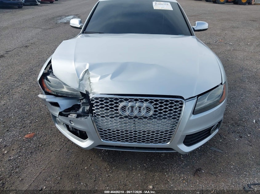 2011 Audi S5 VIN WAUVVAFR0BA028622 IAAI salvage auction — FRONT END, Rebuildable (Florida), sold $825 on 2026-07-28 (photo 6)