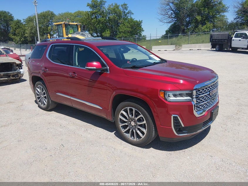2021 Gmc Acadia VIN 1GKKNXLSXMZ230537 IAAI salvage auction — REAR END, Salvage (Nebraska), sold $10,500 on 2026-07-23 (photo 1)