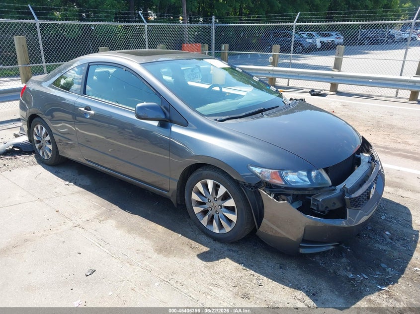 2011 Honda Civic VIN 2HGFG1B82BH516780 IAAI salvage auction — LEFT SIDE, Salvage (North Carolina), sold $750 on 2026-07-23 (photo 1)