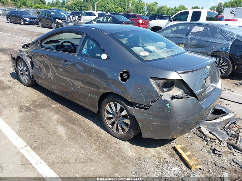 2011 Honda Civic VIN 2HGFG1B82BH516780 IAAI salvage auction — LEFT SIDE, Salvage (North Carolina), sold $750 on 2026-07-23 (photo 3)
