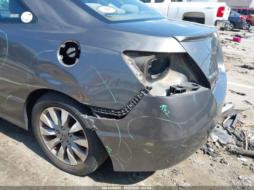2011 Honda Civic VIN 2HGFG1B82BH516780 IAAI salvage auction — LEFT SIDE, Salvage (North Carolina), sold $750 on 2026-07-23 (photo 6)