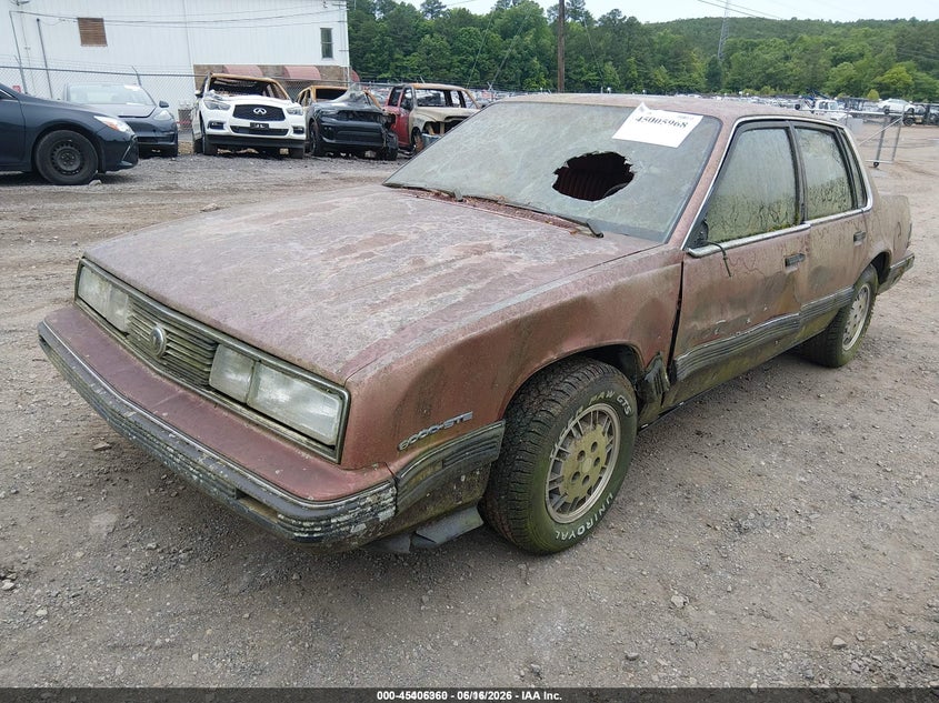 1986 Pontiac 6000 VIN 2G2AH19W5G9278133 IAAI salvage auction — LEFT FRONT, Salvage (Idaho), sold $25 on 2026-07-29 (photo 2)
