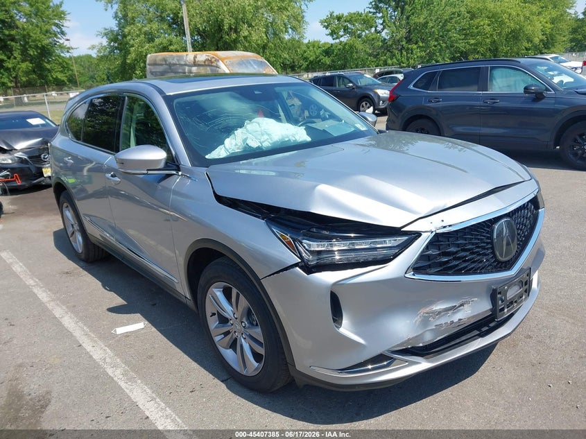 2024 Acura Mdx VIN 5J8YE1H38RL001032 IAAI salvage auction — FRONT END, Salvage Title, sold $9,100 on 2026-08-30 (photo 1)