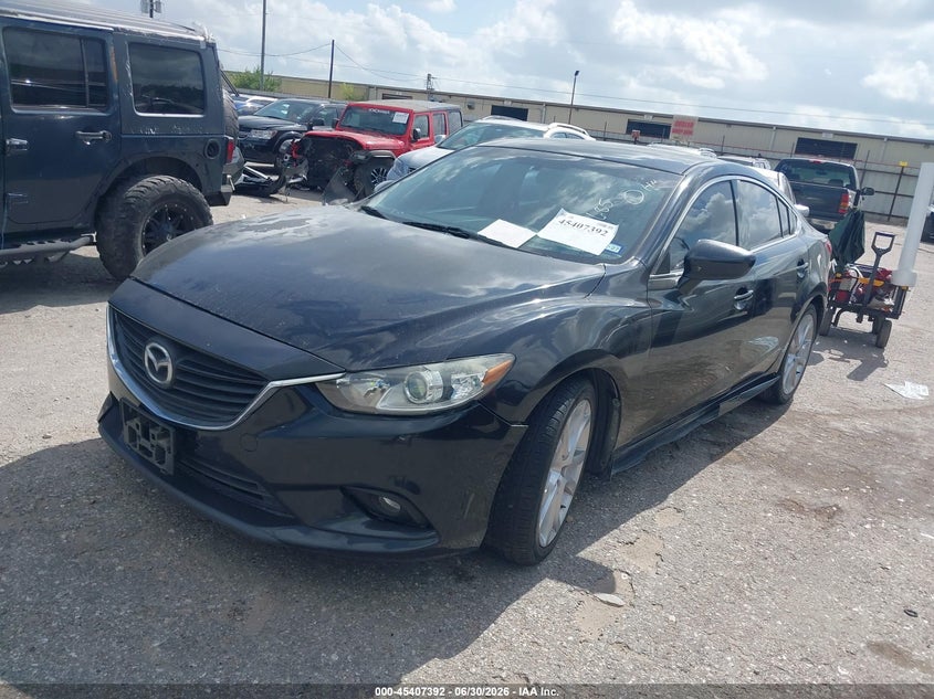 2015 Mazda 6 VIN JM1GJ1V67F1164685 IAAI salvage auction — LEFT FRONT, Original (Texas), sold $1,000 on 2026-07-15 (photo 2)