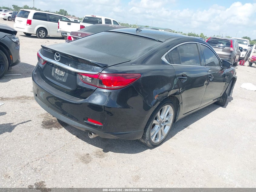 2015 Mazda 6 VIN JM1GJ1V67F1164685 IAAI salvage auction — LEFT FRONT, Original (Texas), sold $1,000 on 2026-07-15 (photo 4)