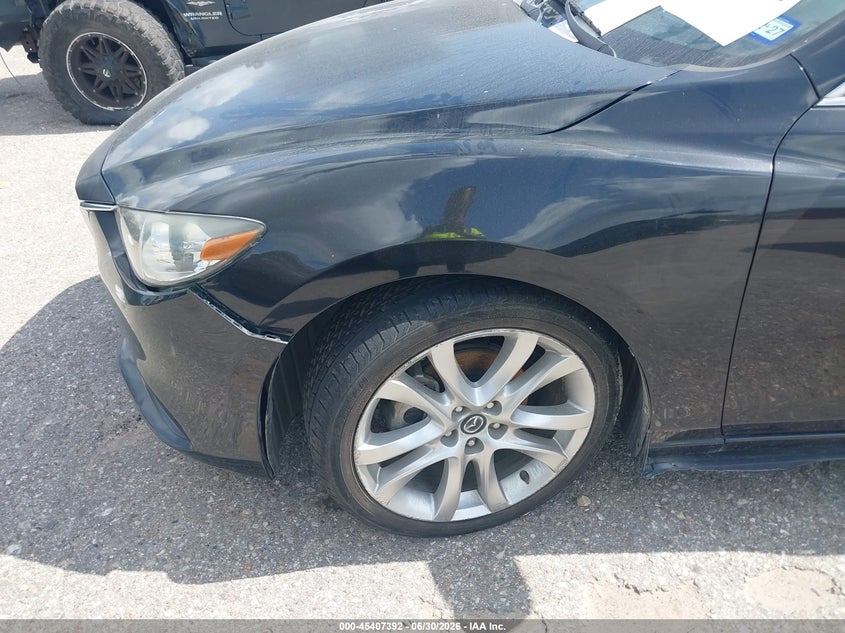 2015 Mazda 6 VIN JM1GJ1V67F1164685 IAAI salvage auction — LEFT FRONT, Original (Texas), sold $1,000 on 2026-07-15 (photo 6)
