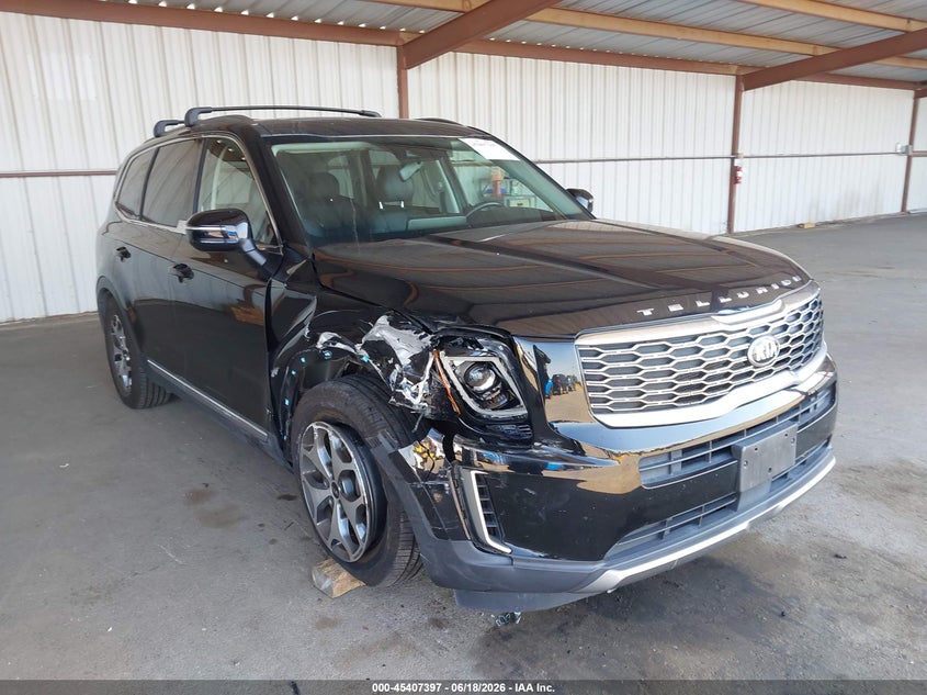 2020 Kia Telluride VIN 5XYP34HC1LG045555 IAAI salvage auction — RIGHT FRONT, Salvage (California), sold $6,750 on 2026-07-30 (photo 6)