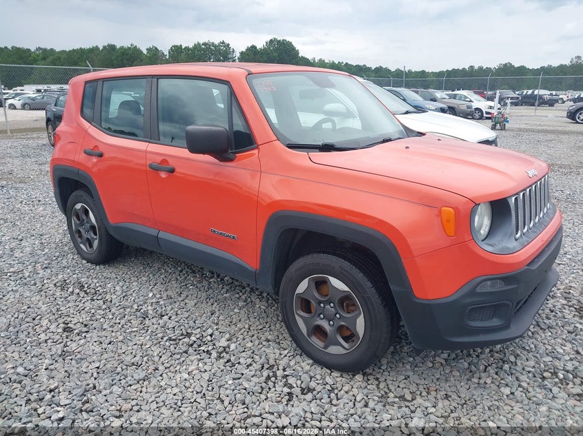 2015 Jeep Renegade VIN ZACCJBAT4FPB31062 IAAI salvage auction — NORMAL WEAR, Clear (Georgia), sold $1,450 on 2026-07-24 (photo 1)