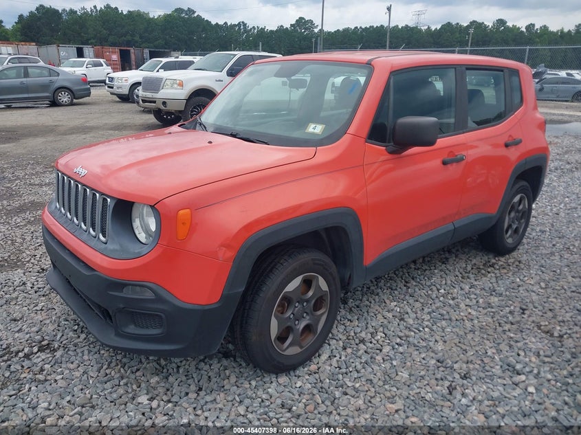 2015 Jeep Renegade VIN ZACCJBAT4FPB31062 IAAI salvage auction — NORMAL WEAR, Clear (Georgia), sold $1,450 on 2026-07-24 (photo 2)