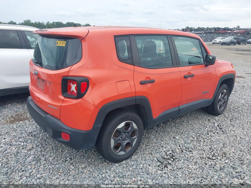 2015 Jeep Renegade VIN ZACCJBAT4FPB31062 IAAI salvage auction — NORMAL WEAR, Clear (Georgia), sold $1,450 on 2026-07-24 (photo 4)