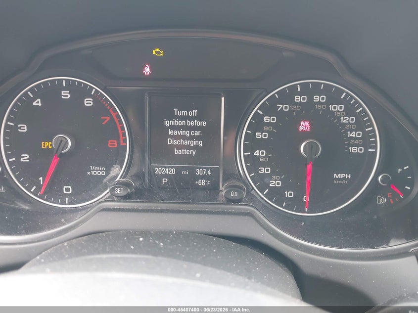 2013 Audi Q5 VIN WA1WGAFP2DA070156 IAAI salvage auction — NORMAL WEAR, Clear - Dealer Only (California), sold $375 on 2026-07-20 (photo 7)