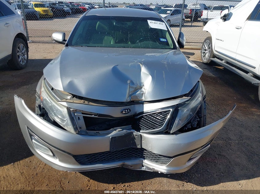 2015 Kia Optima VIN 5XXGN4A70FG351341 IAAI salvage auction — FRONT END, Salvage (Texas), sold $725 on 2026-07-28 (photo 6)