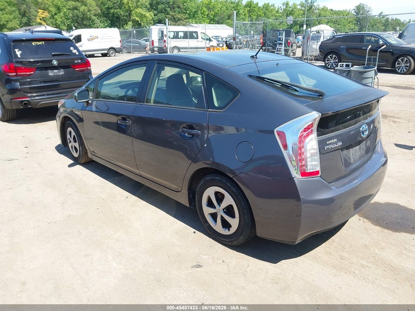 2014 Toyota Prius VIN JTDKN3DU7E1808534 IAAI salvage auction — NORMAL WEAR, Clear (Maryland), sold $125 on 2026-07-28 (photo 3)