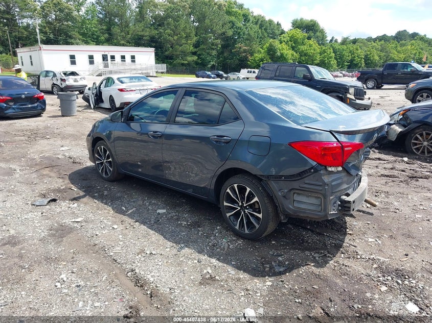 2018 Toyota Corolla VIN 5YFBURHE9JP791816 IAAI salvage auction — REAR END, Salvage Title, sold $25 on 2026-07-29 (photo 3)