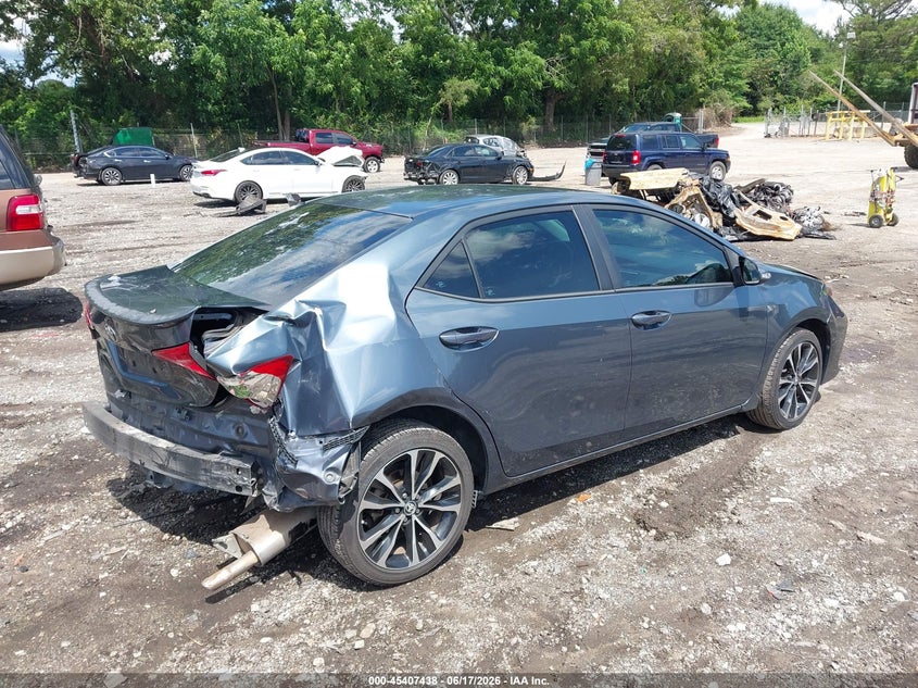 2018 Toyota Corolla VIN 5YFBURHE9JP791816 IAAI salvage auction — REAR END, Salvage Title, sold $25 on 2026-07-29 (photo 4)