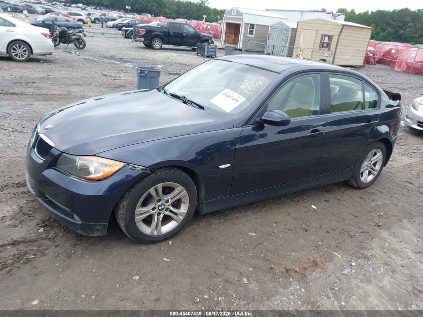 2008 BMW 3 series VIN WBAVA37588NL57024 IAAI salvage auction — REAR END, Salvage (Georgia), sold $275 on 2026-07-31 (photo 2)