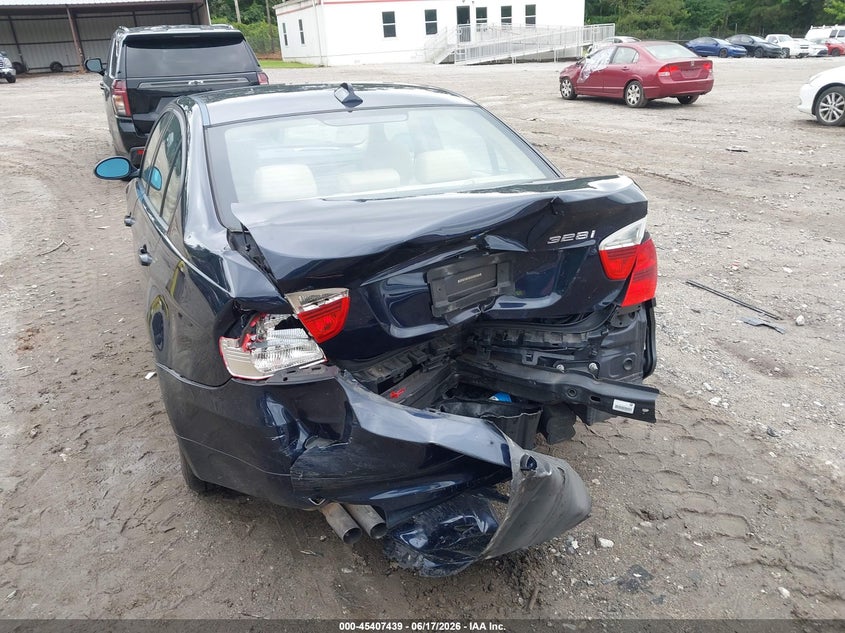 2008 BMW 3 series VIN WBAVA37588NL57024 IAAI salvage auction — REAR END, Salvage (Georgia), sold $275 on 2026-07-31 (photo 6)
