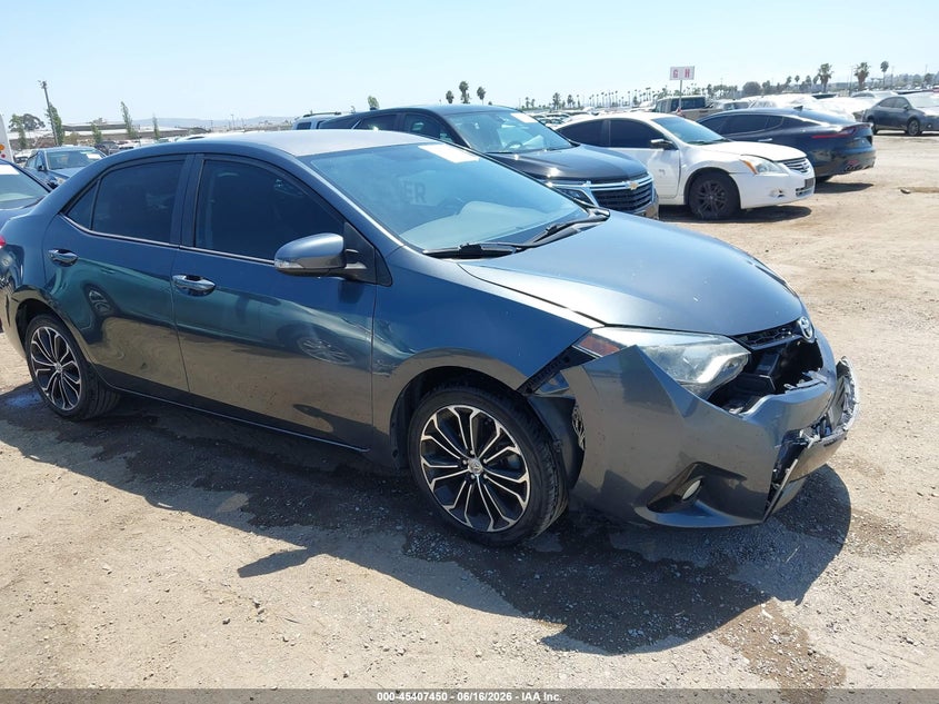 2015 Toyota Corolla VIN 5YFBURHE3FP227053 IAAI salvage auction — FRONT END, Salvage Title, sold $1,850 on 2026-07-29 (photo 1)