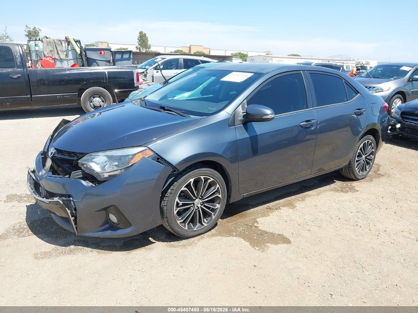 2015 Toyota Corolla VIN 5YFBURHE3FP227053 IAAI salvage auction — FRONT END, Salvage Title, sold $1,850 on 2026-07-29 (photo 2)