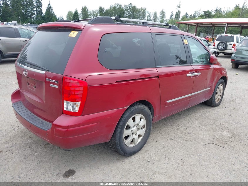 2007 Hyundai Entourage VIN KNDMC233976019020 IAAI salvage auction — NORMAL WEAR, Clear (Colorado), sold $325 on 2026-07-15 (photo 4)